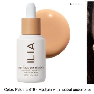 ILIA Super Serum Skin Tint SPF 40 Foundation. ST8